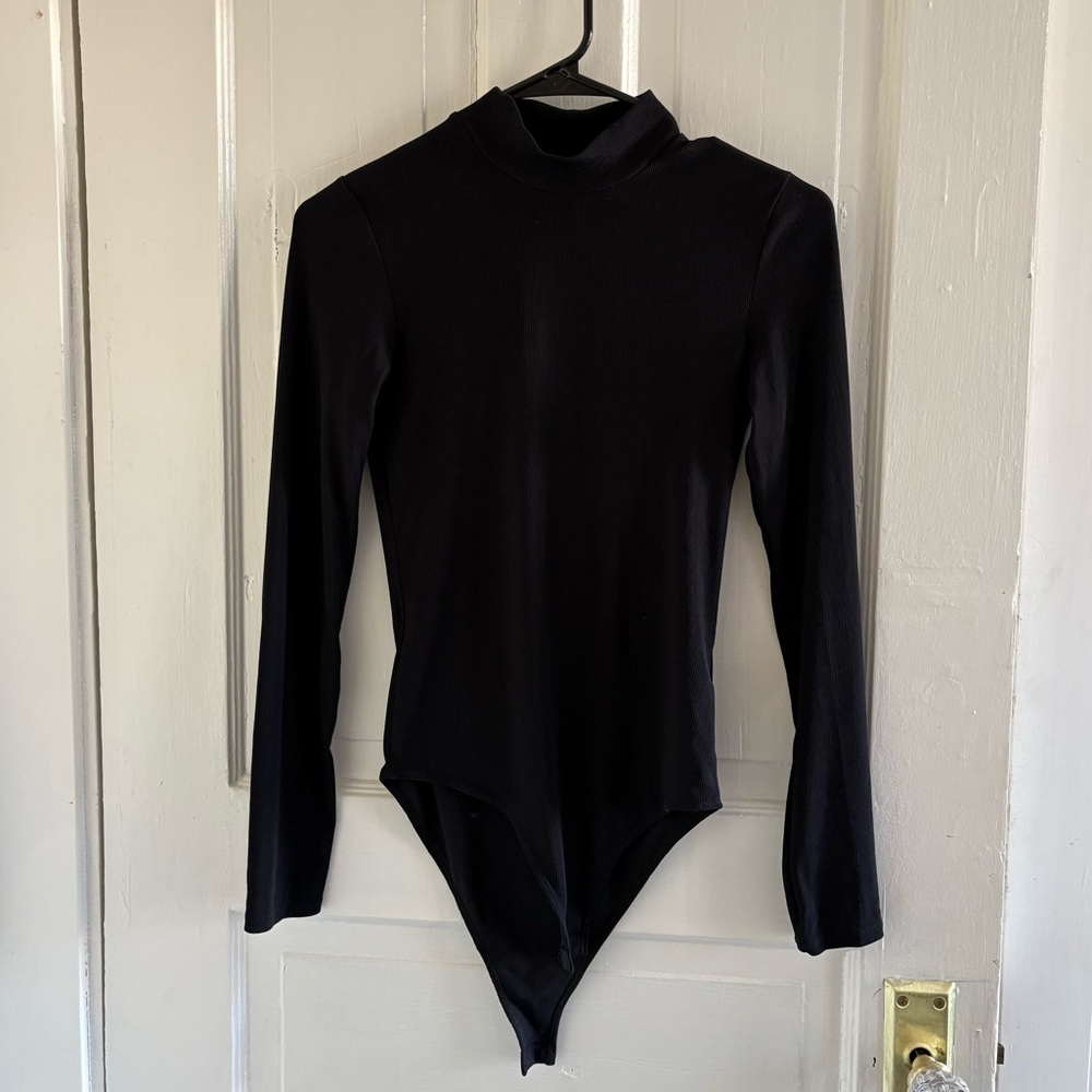 H&M Black Long-Sleeve Kids Bodysuit